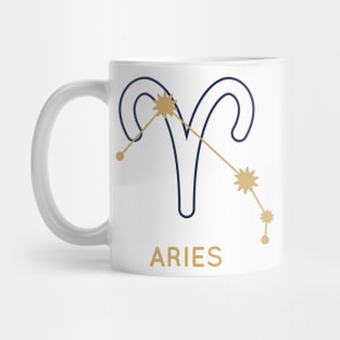 Aries Zodiac Starmap Mug